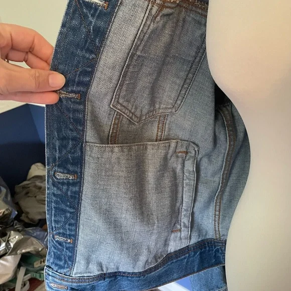 NWOT J. Crew Jean denim jacket sz XL - Picture 6 of 8